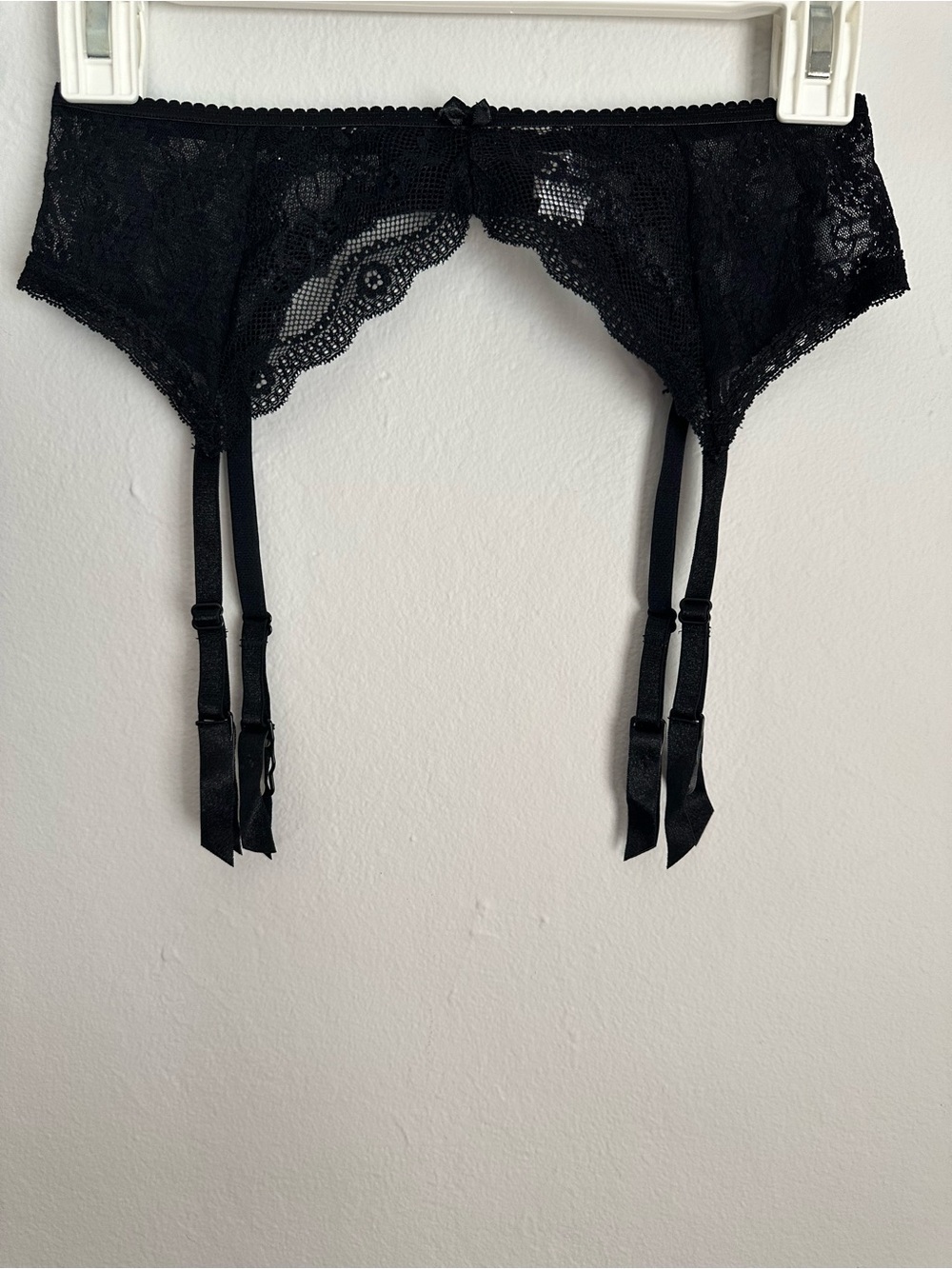 Black Lace Garter Belt